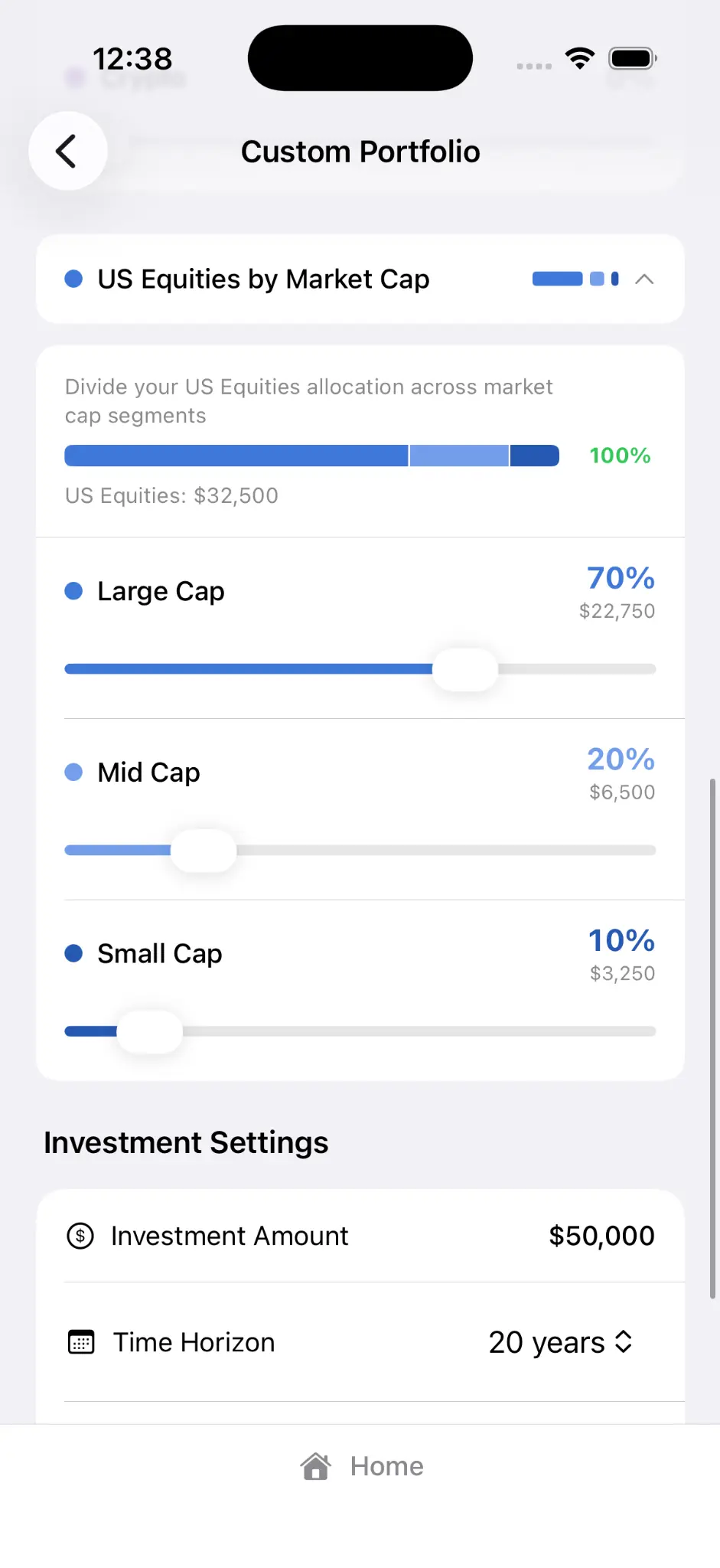 Market Cap Allocation